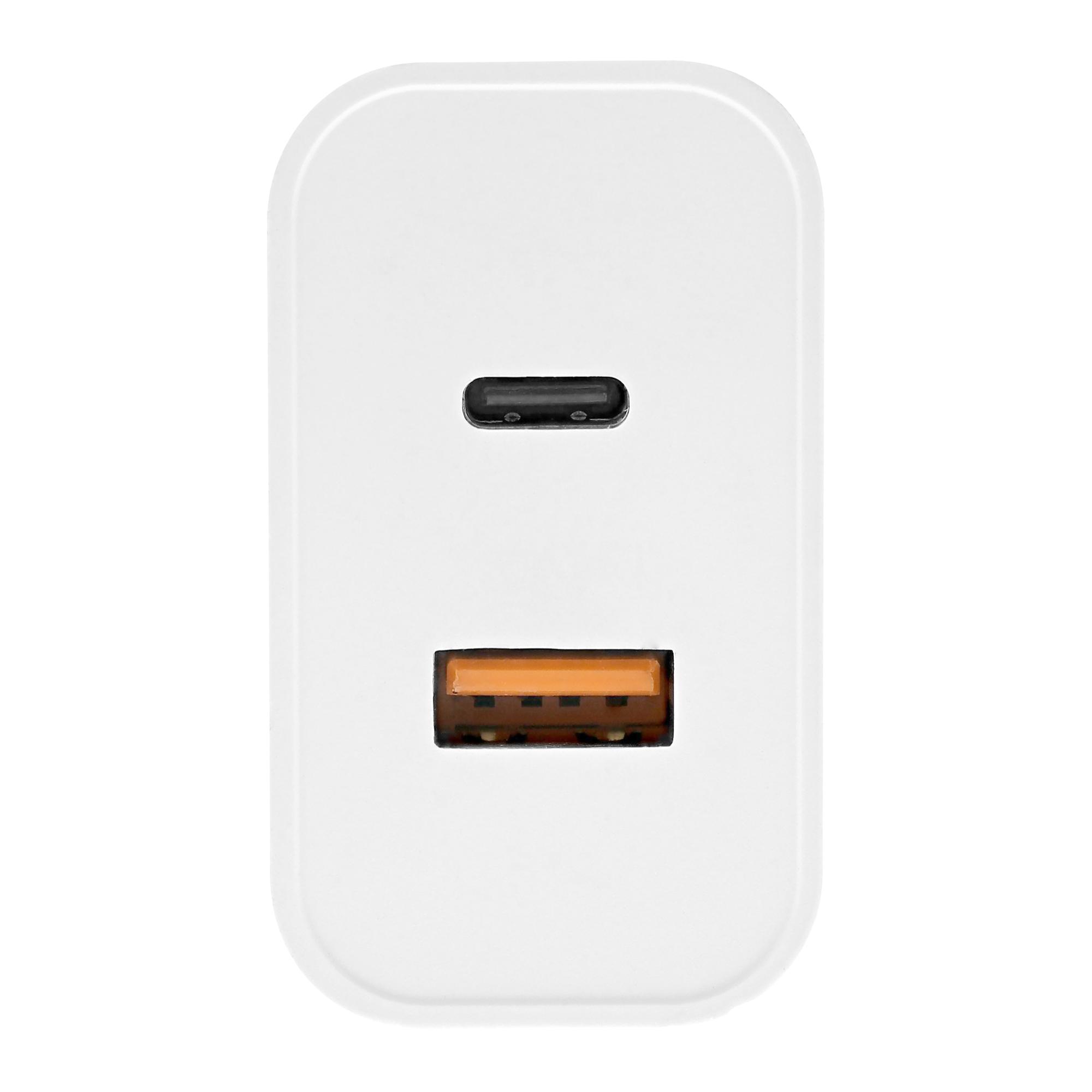 TNB iClick - Cargador compacto USB-C y USB-A - blanco