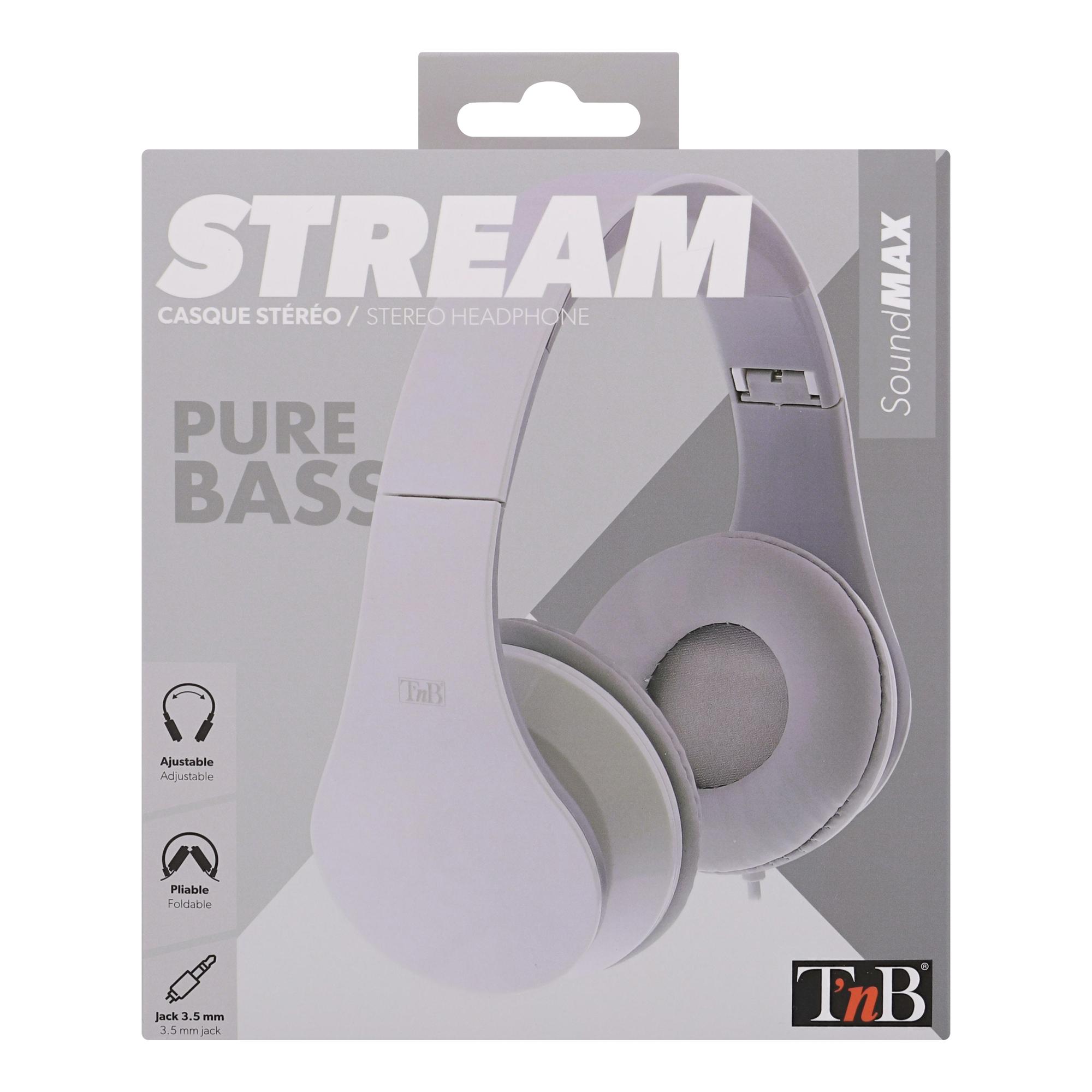 TNB STREAM - Auriculares estéreo plegables - Blanco