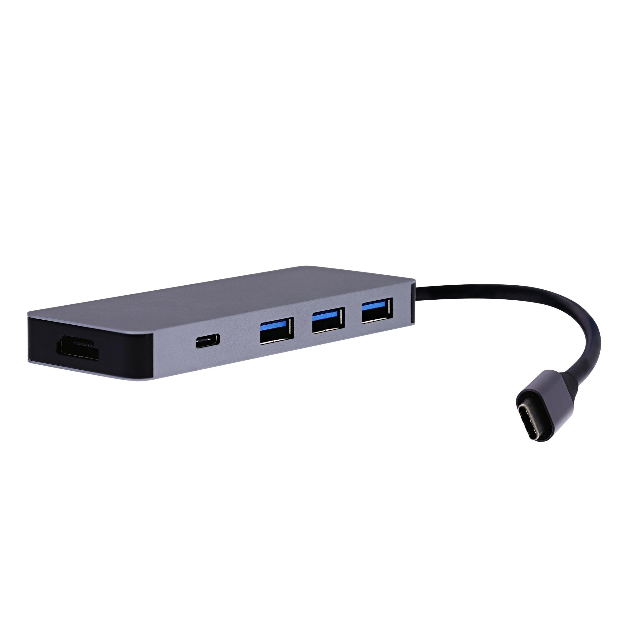 TNB iClick - Hub USB-C (Tipo C) 6 en 1 - gris sideral