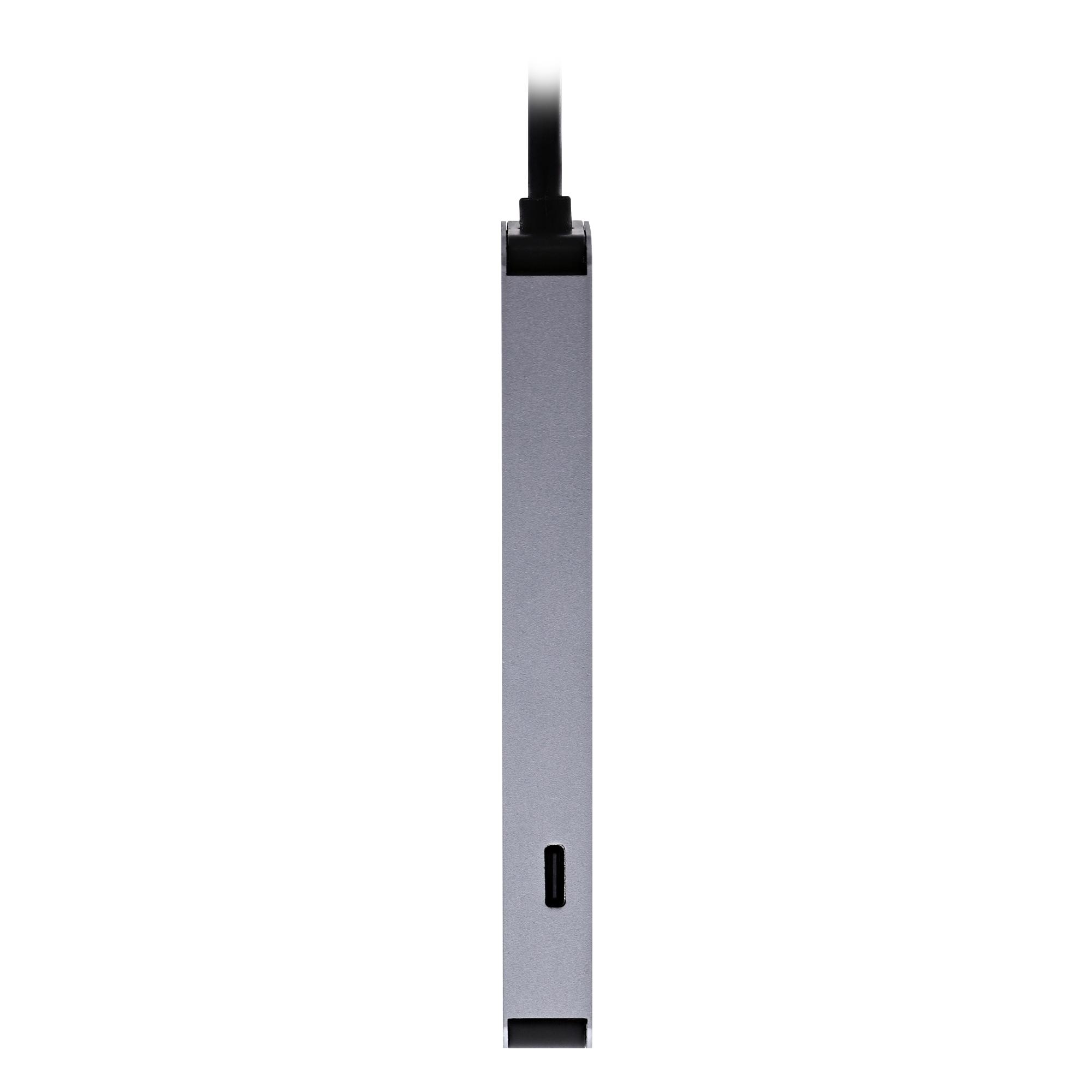 TNB iClick - Hub USB-C (Tipo C) 6 en 1 - gris sideral