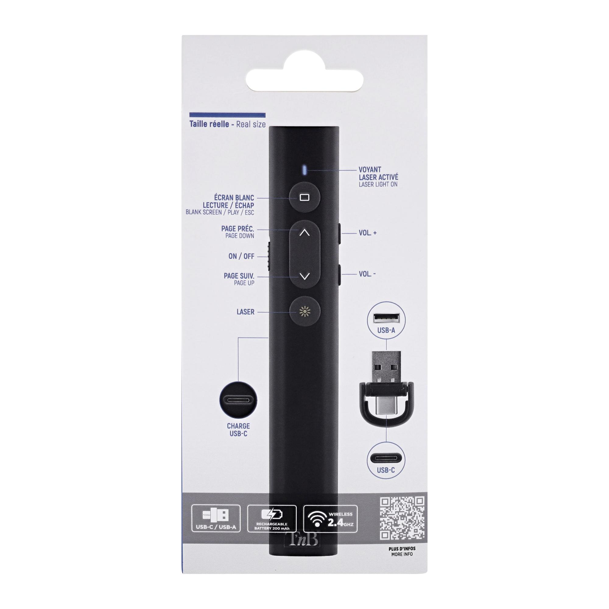 TNB Láser de presentación USB-A y USB-C