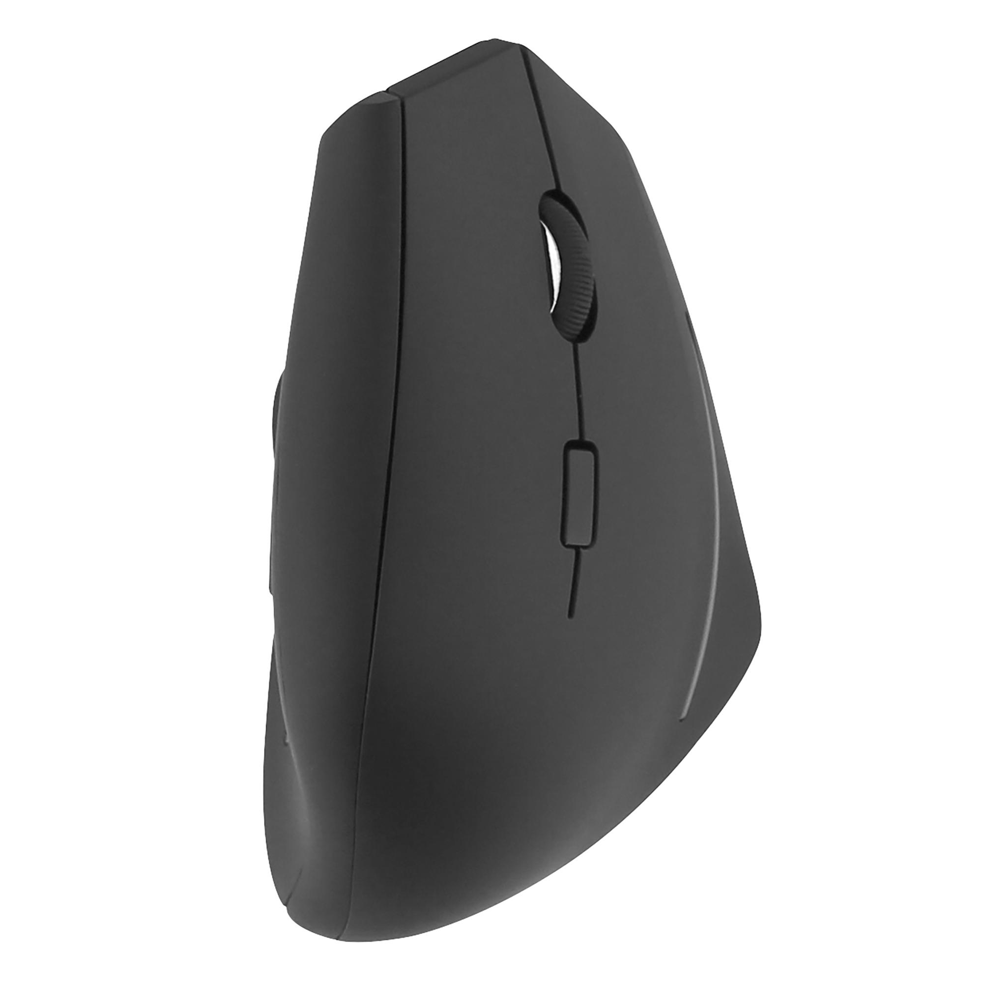 TNB ERGO - Ratón inalámbrico vertical ergonómico Bluetooth + USB-A 2,4 GHz - negro