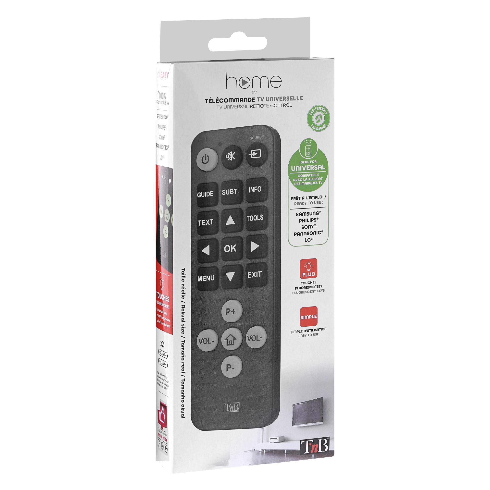 TNB EASY - Mando a distancia UNIVERSAL - negro