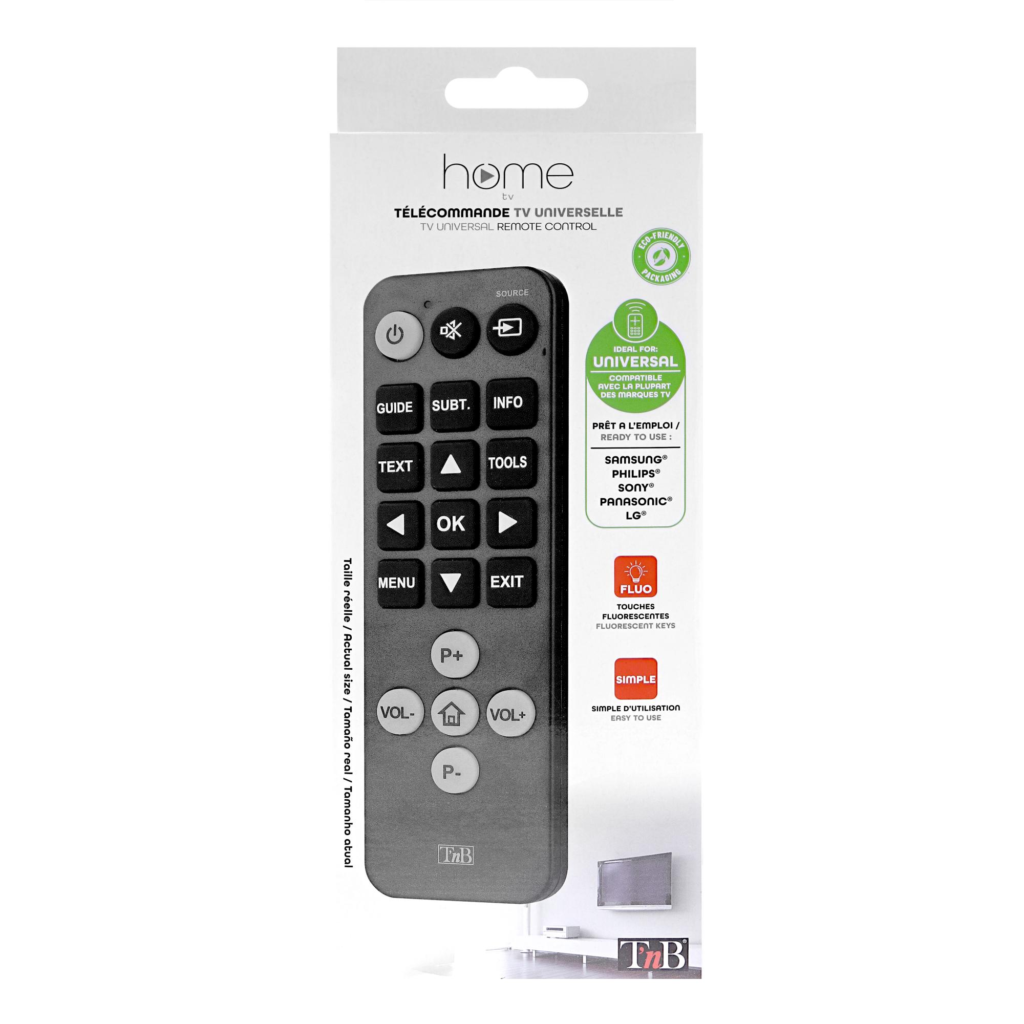 TNB EASY - Mando a distancia UNIVERSAL - negro