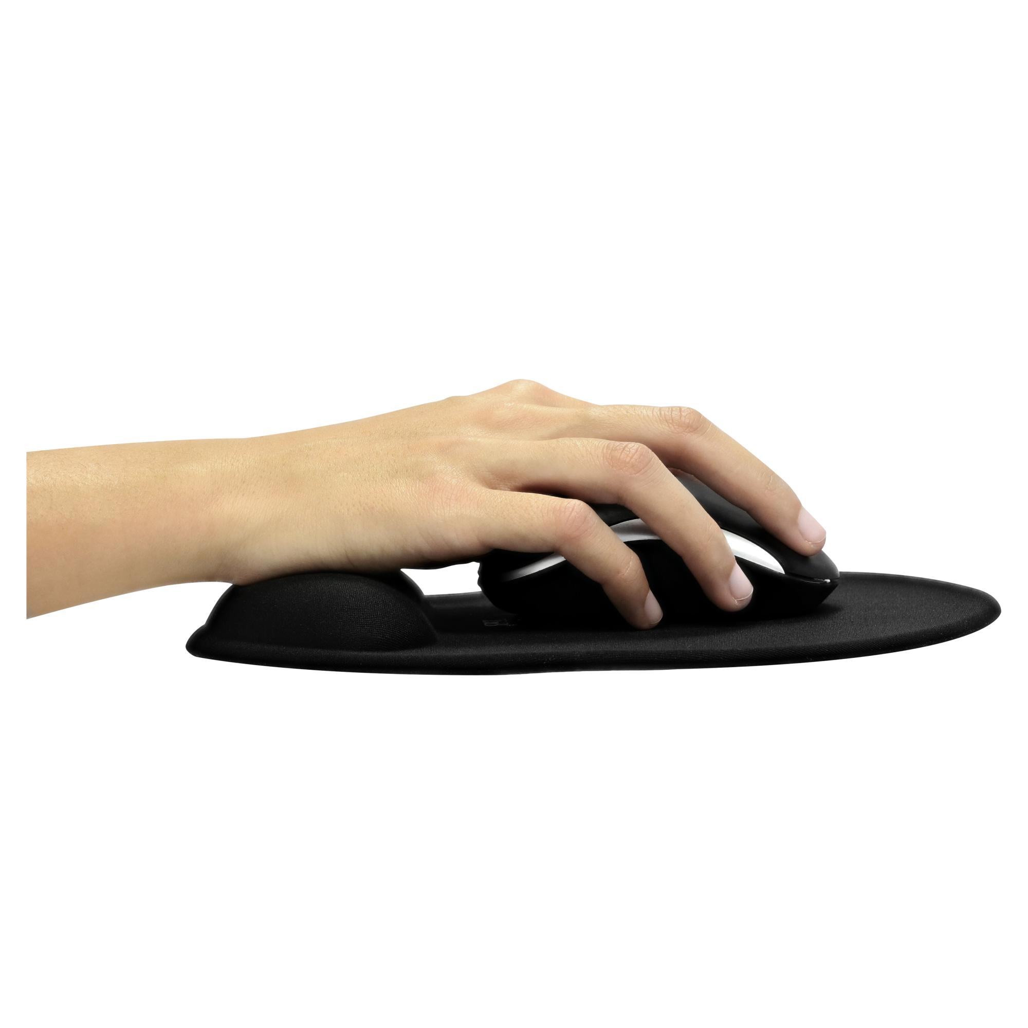TNB ERGO-DESIGN - Reposamuñecas de gel para ratón negro