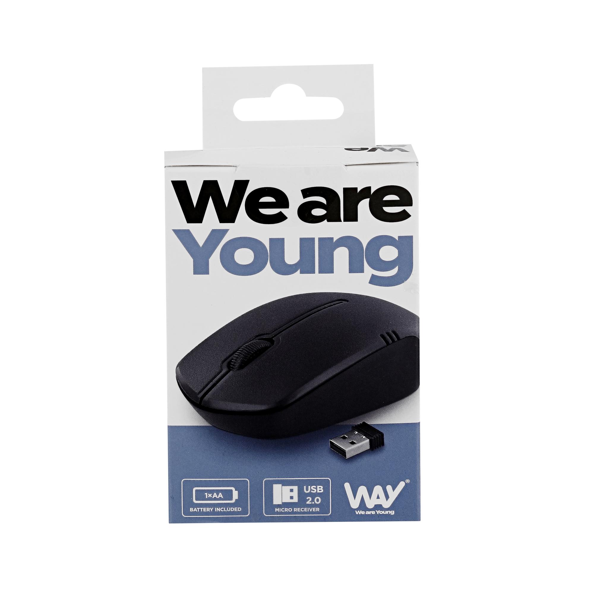 TNB WAY - Ratón inalámbrico - Negro