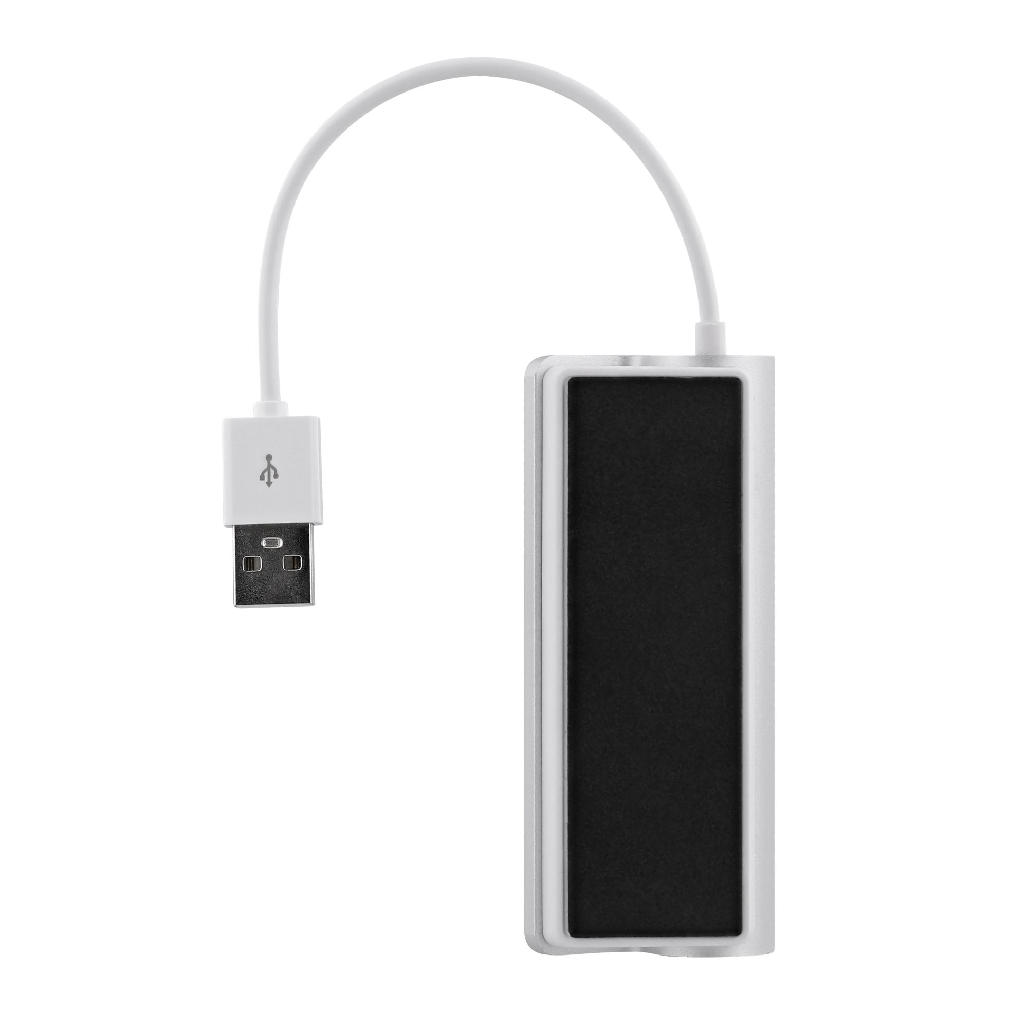 TNB HUB autoalimentado USB 2.0 de 4 puertos - aluminio