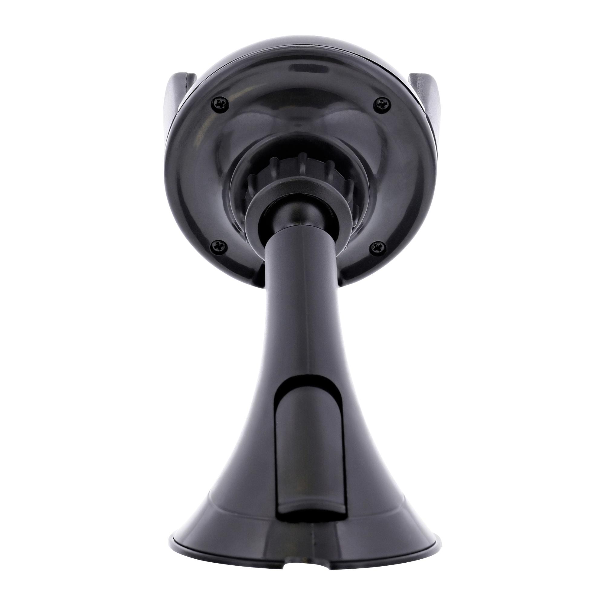 TNB WAY - Cargador de coche de inducción de 10W, soportes 2 en 1 + cable micro USB integrado - Negro