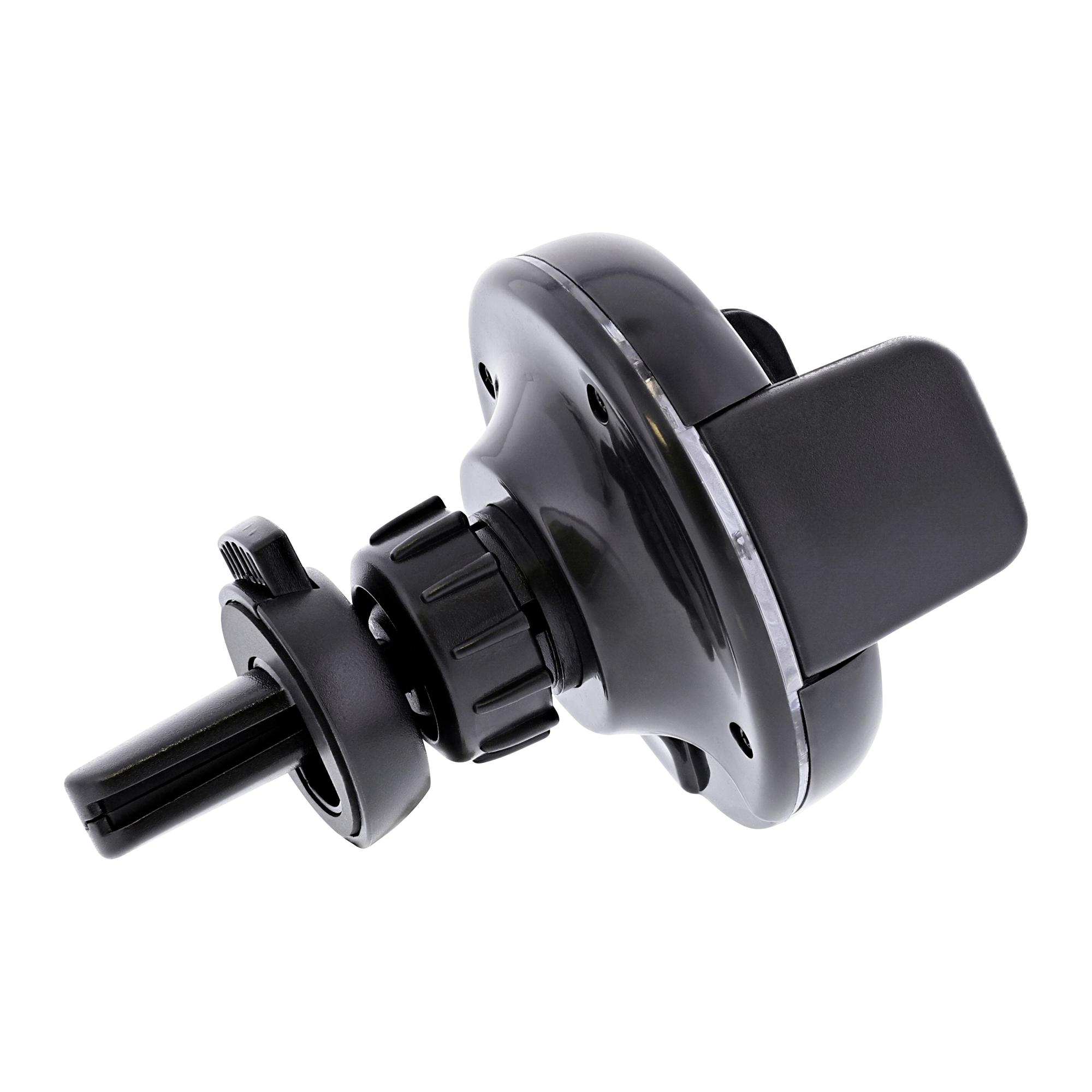 TNB WAY - Cargador de coche de inducción de 10W, soportes 2 en 1 + cable micro USB integrado - Negro