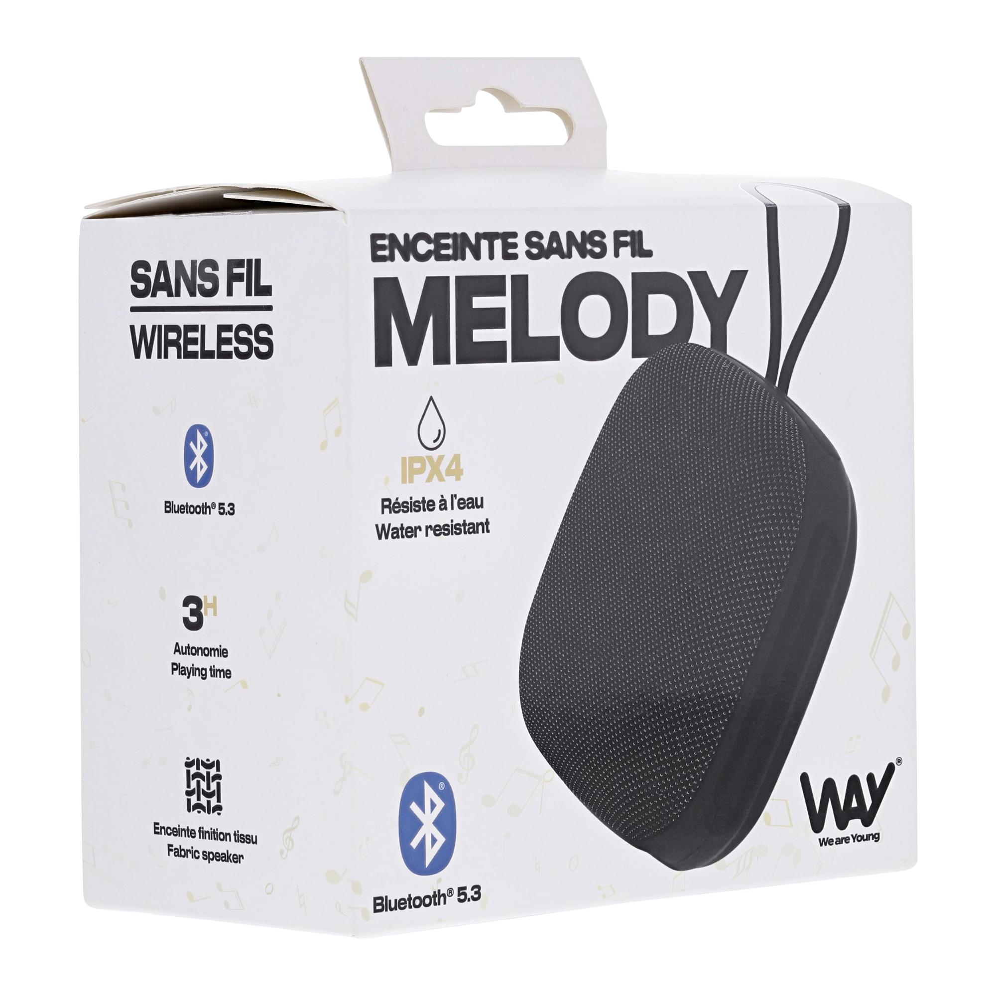 TNB WAY - Altavoz Bluetooth MELODY - negro