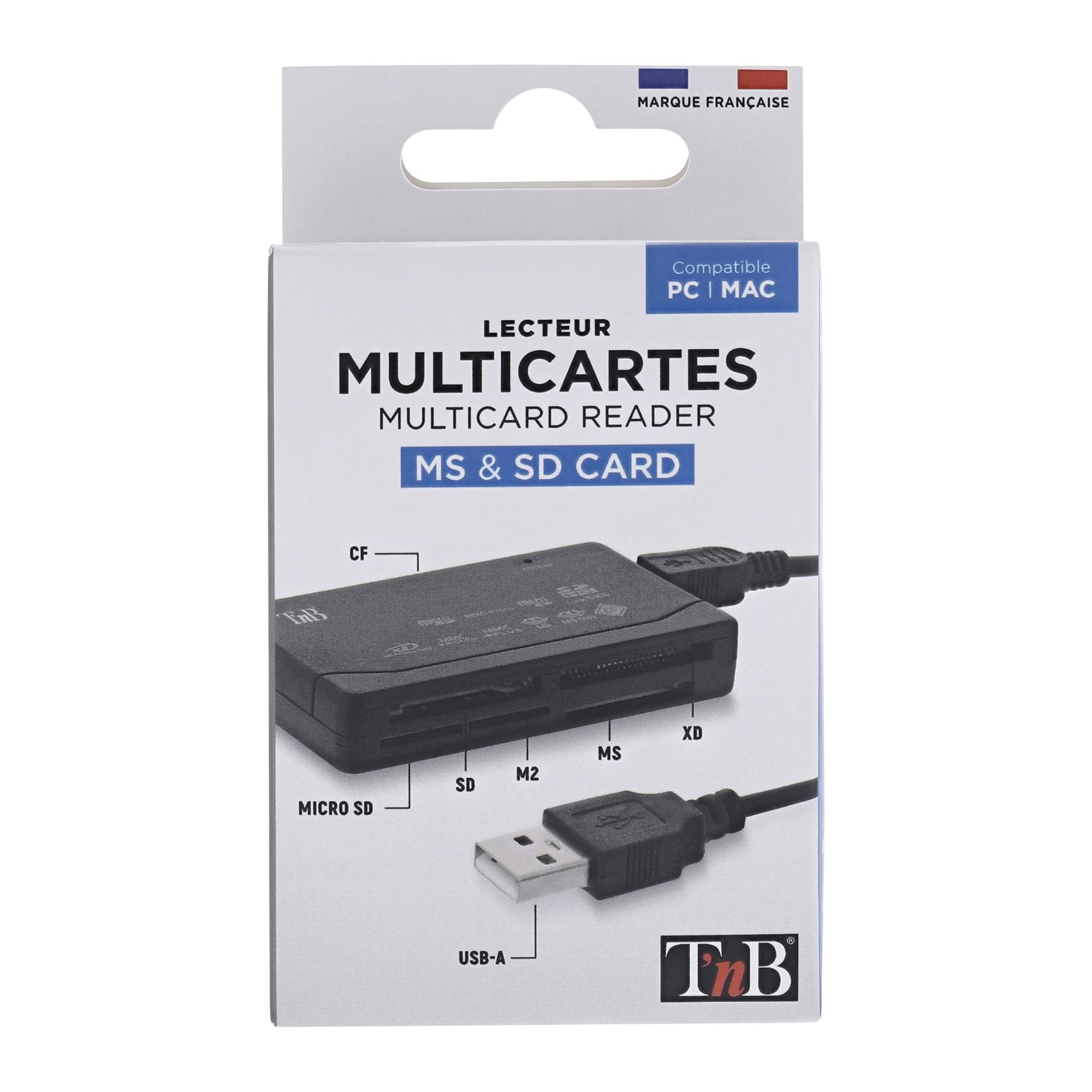 TNB Lector universal de tarjetas de memoria USB 2.0