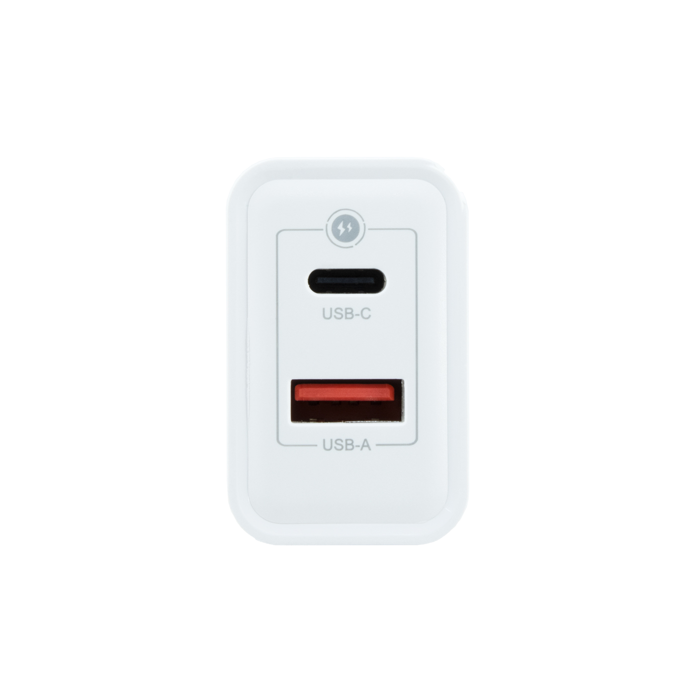 COOLBOX CARGADOR GAN 45W USB-C/USB-A PARED