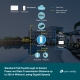 TP-LINK Switch Omada Smart de 5 puertos Gigabit, 1 PoE++ In y 4 PoE+ Out para exterior