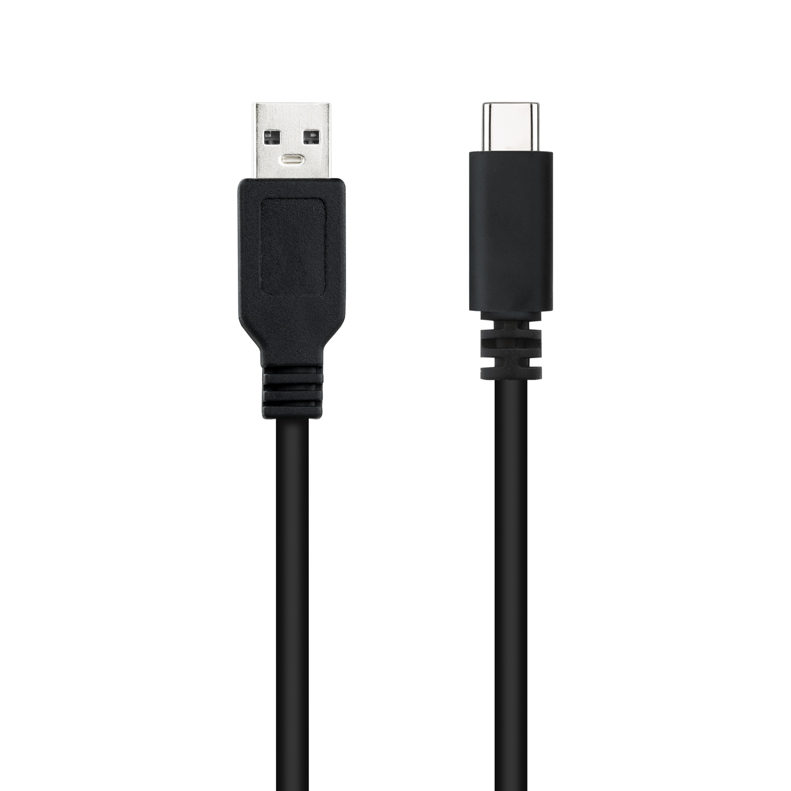 NANOCABLE CABLE USB 2.0 3A, TIPO USB-C/M-A/M, NEGRO, 1.5 M