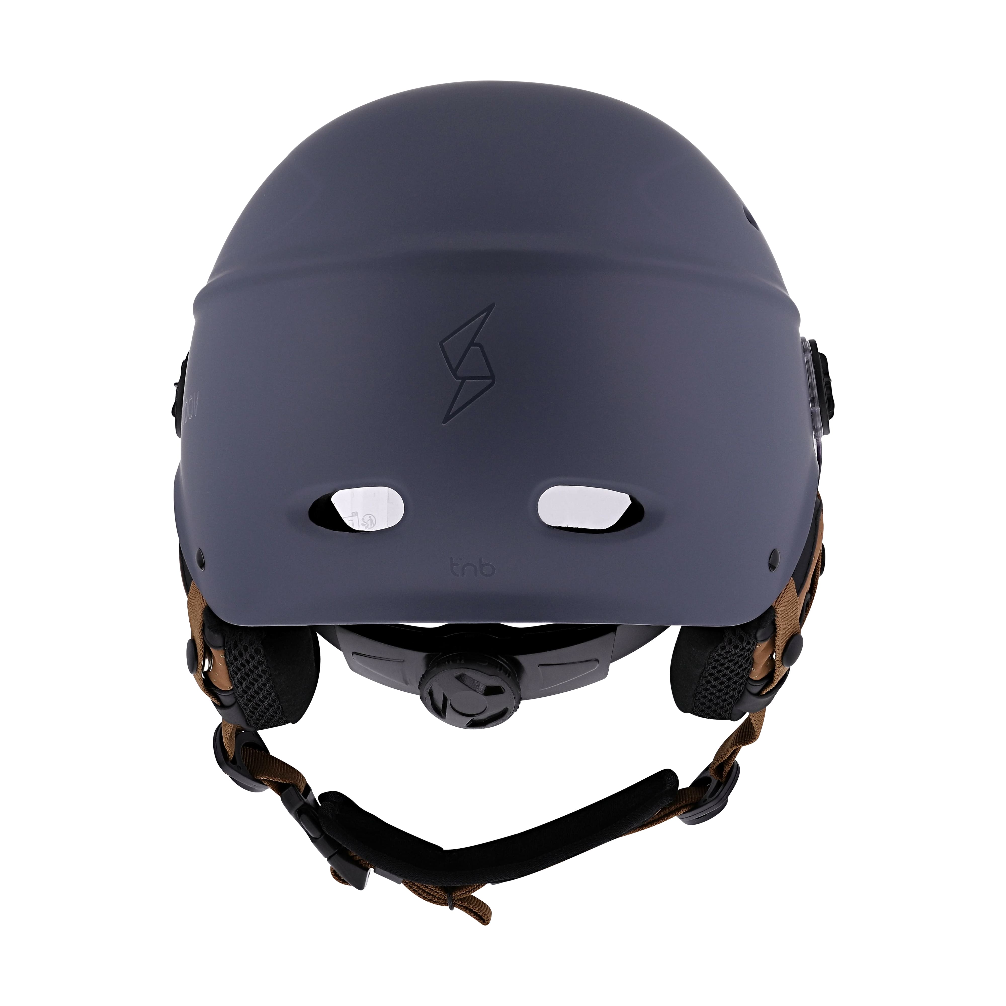 TNB URBAN MOOV Casco protector con visera y orejeras desmontables - AZUL MARINO TALLA L