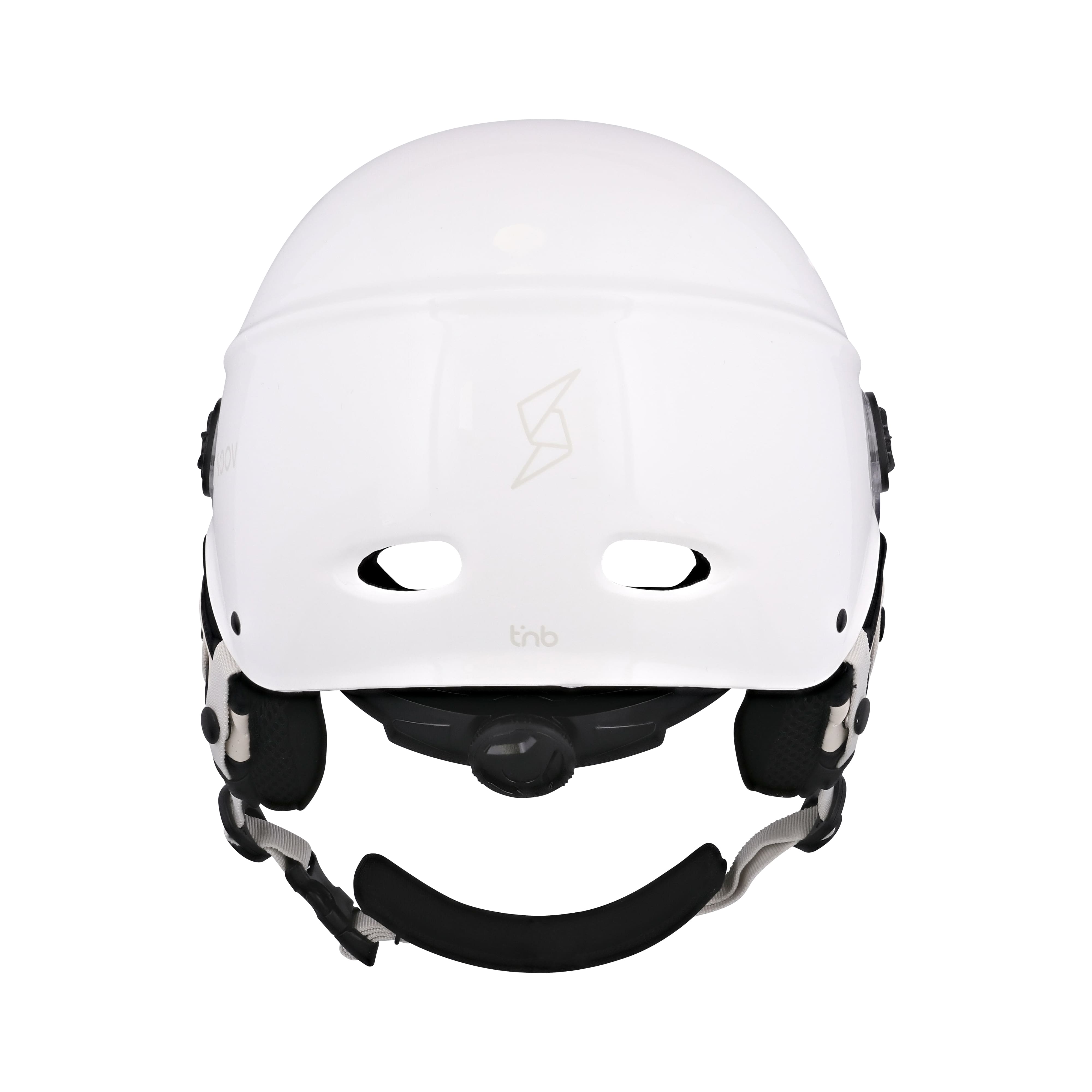 TNB URBAN MOOV Casco protector con visera y orejeras desmontables - BLANCO TALLA L