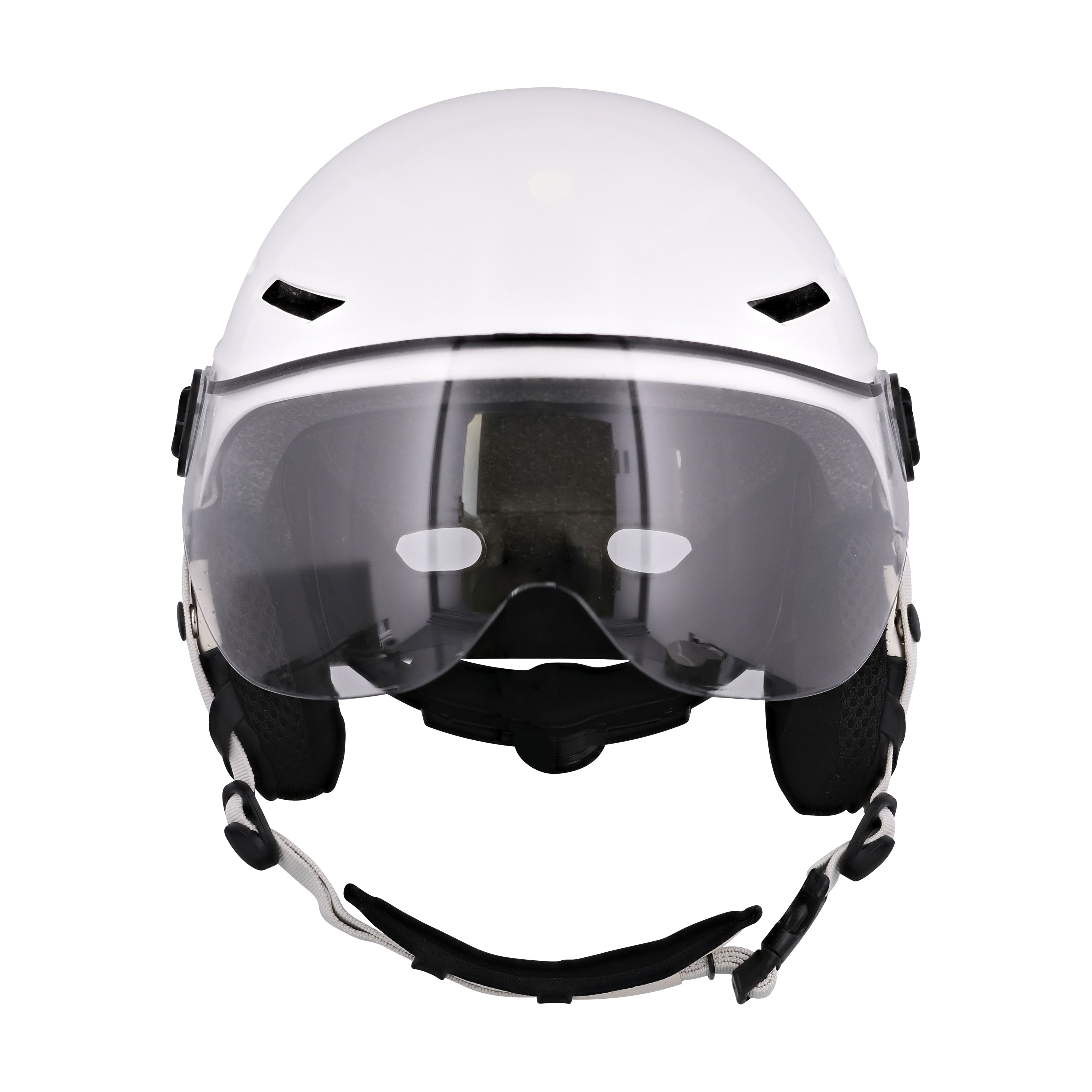 TNB URBAN MOOV Casco protector con visera y orejeras desmontables - BLANCO TALLA L