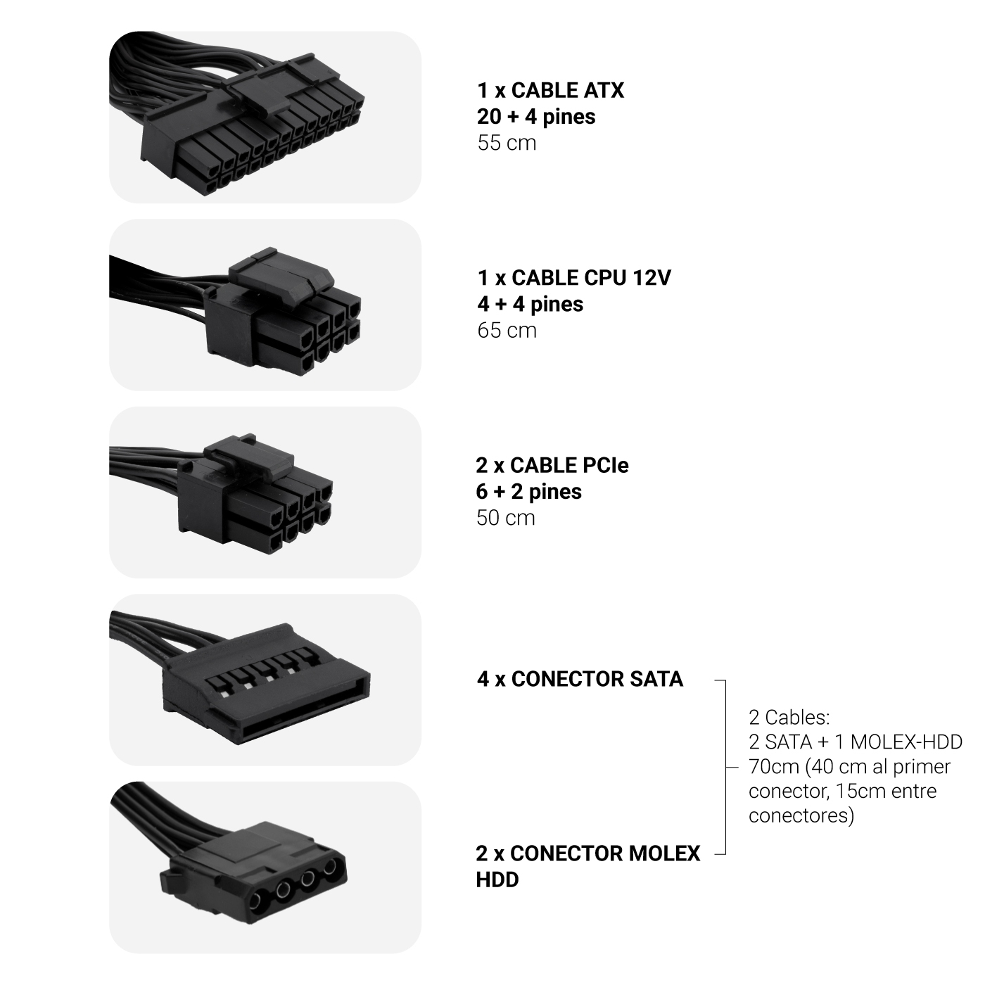 COOLBOX Fuente de alimentacion CoolPower 650W