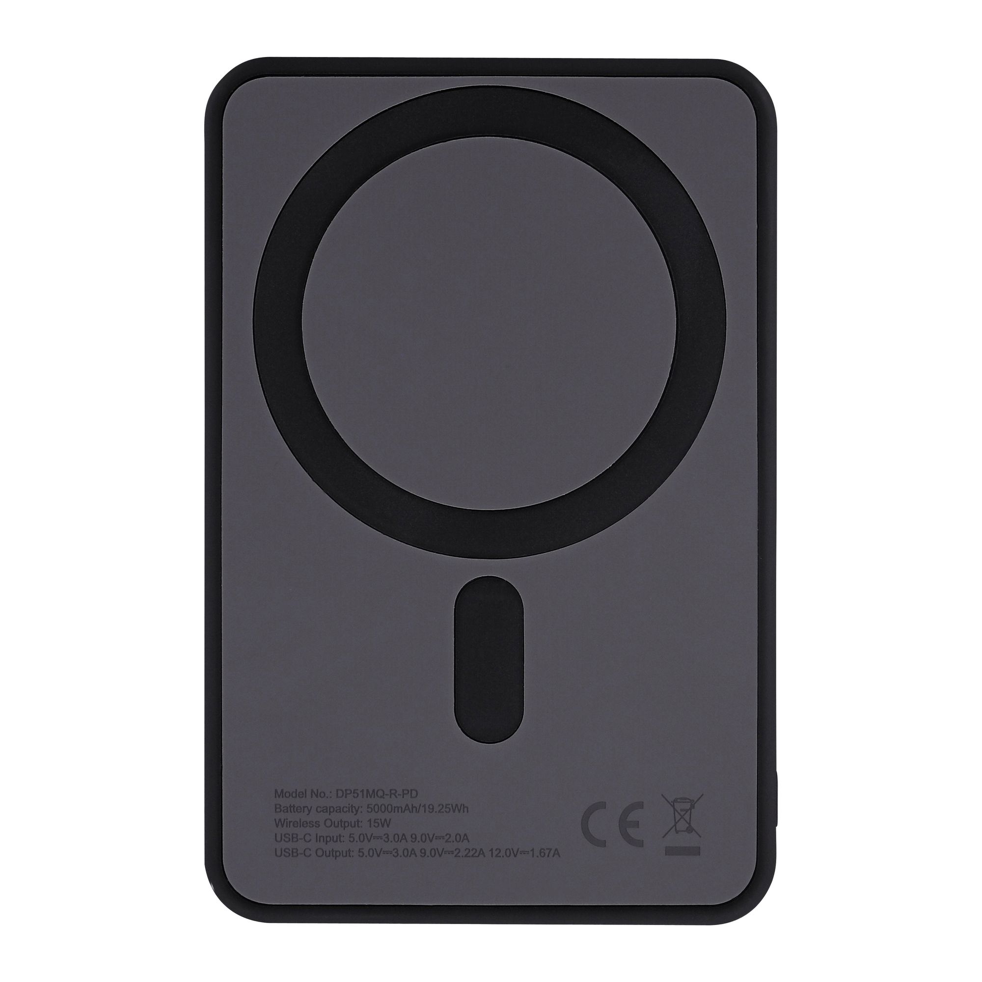 TNB Banco de energia de 5000 mAh compatible con MagSafe - black