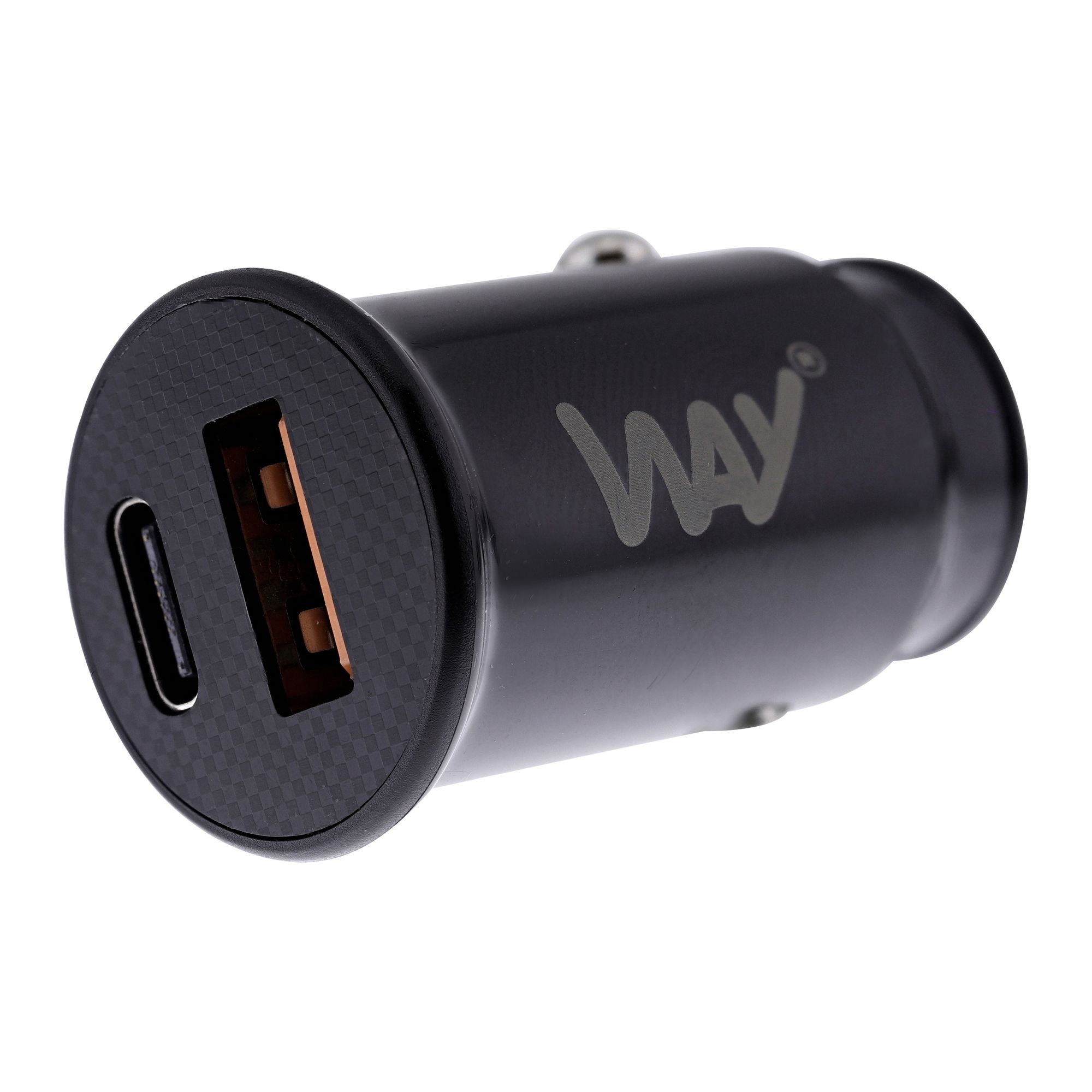 TNB WAY - kit 3 in 1 para Coche - Cargador mechero + soporte + Cable 3 en 1 - Black