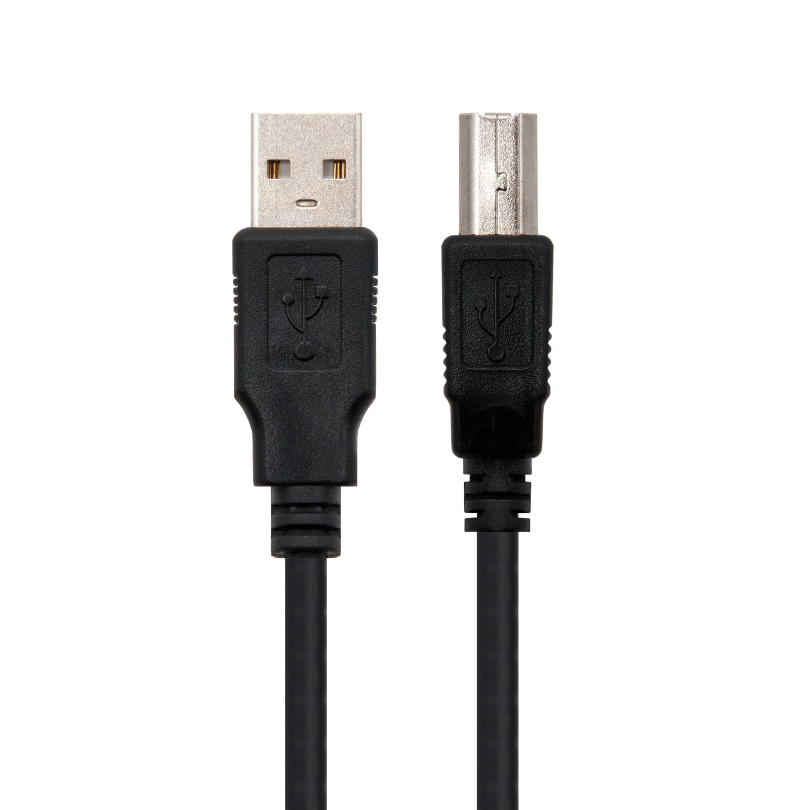 NANOCABLE Cable USB 2.0 impresora, tipo A/M-B/M, negro, 1.8m