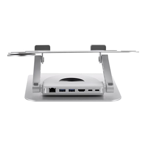 TNB Soporte metalico giratorio de 360° para portatil iClick, blanco