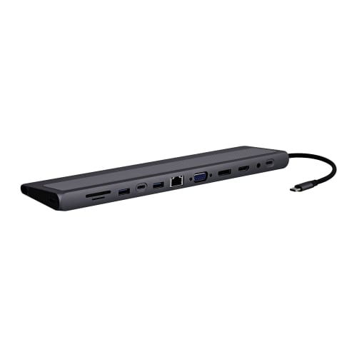 TNB Estacion de acoplamiento de pantalla triple 11 en 1
