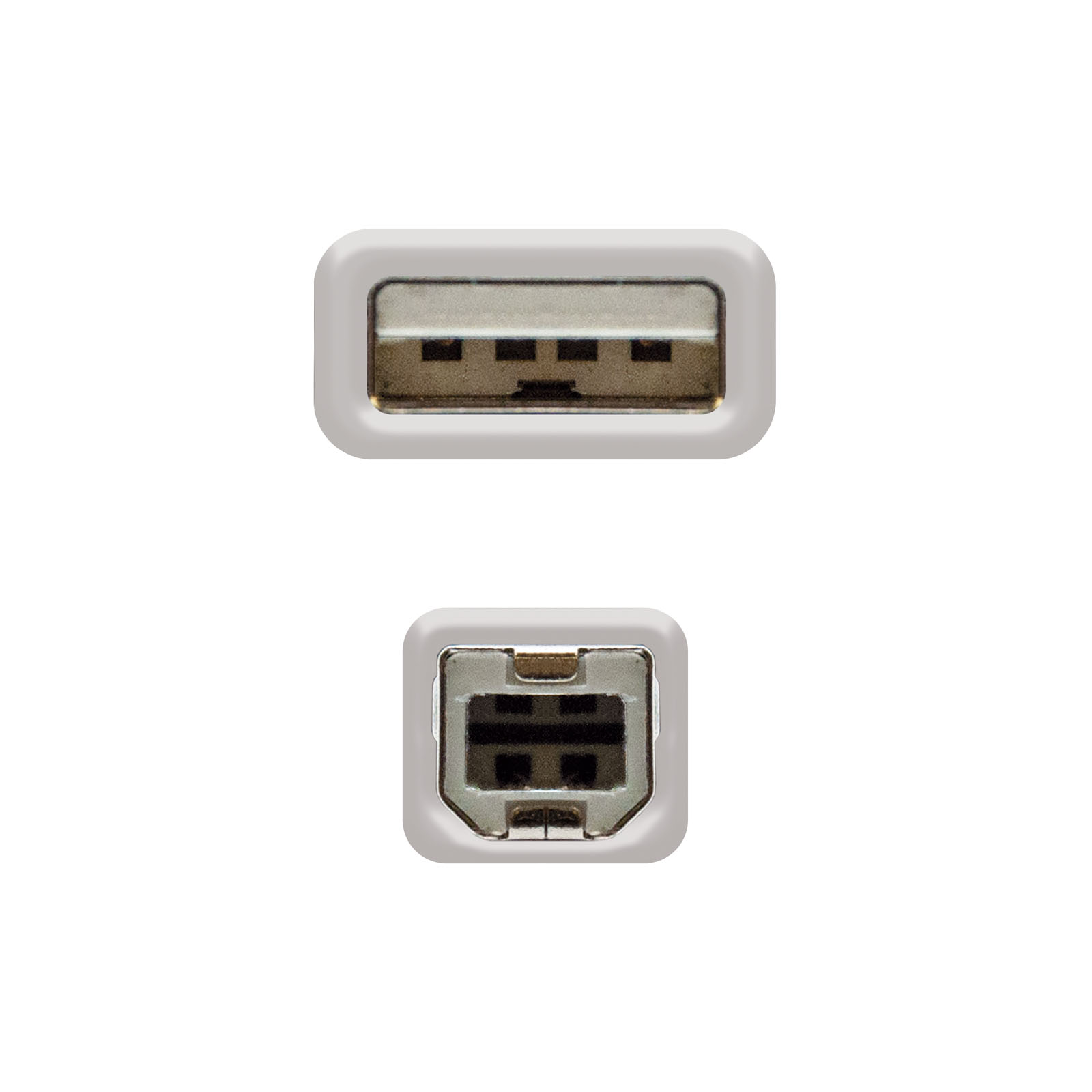 NANOCABLE CABLE USB 2.0 IMPRESORA TIPO A/M-B/M, 1.8 M