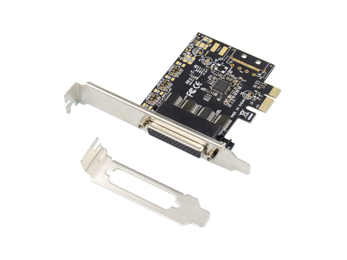 CONCEPTRONIC Tarjeta PCIe serie DB9 RS232 de 4 puertos