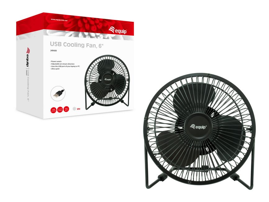 EQUIP Ventilador de refrigeracion USB, 6"