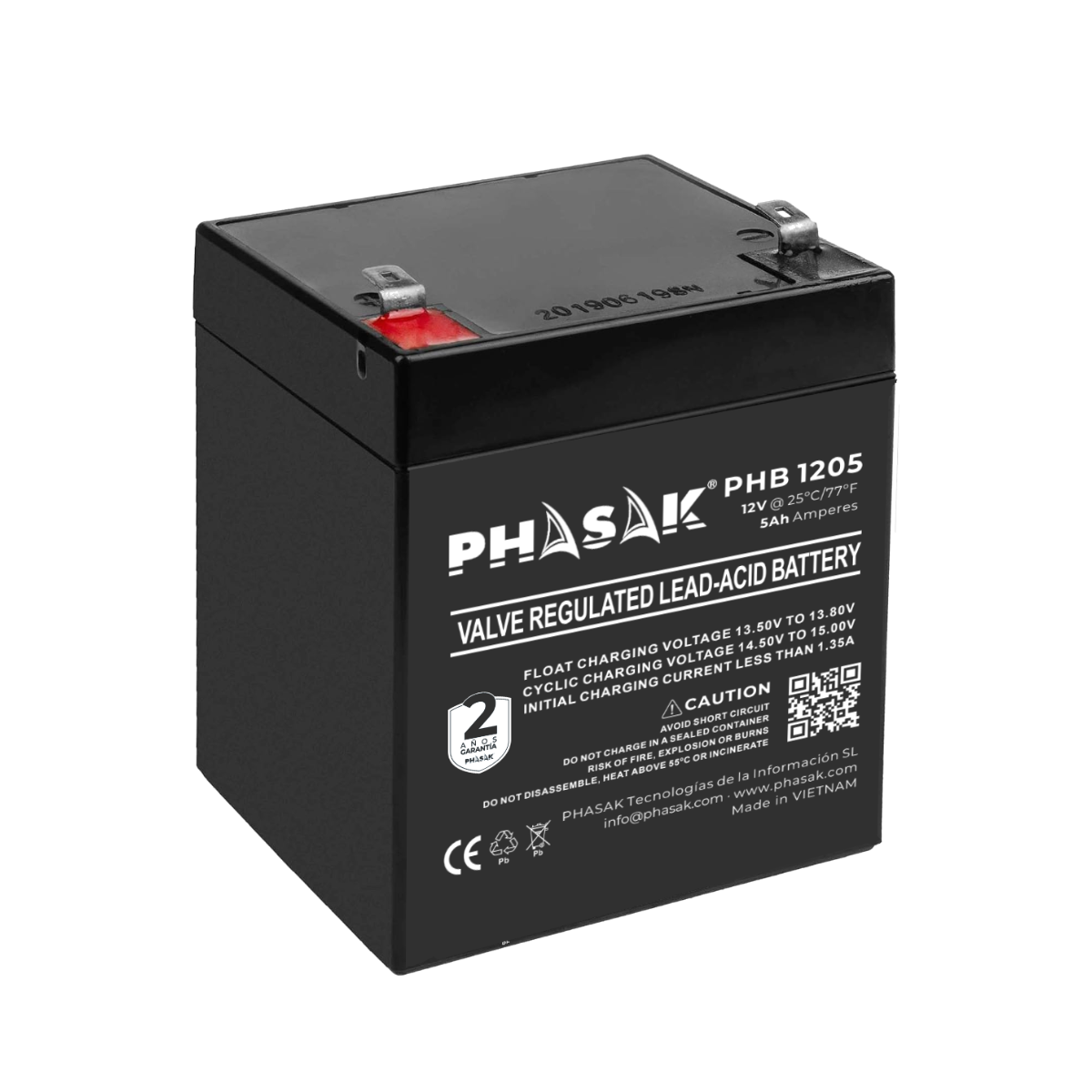PASHAK Bateria  12V 5Amp