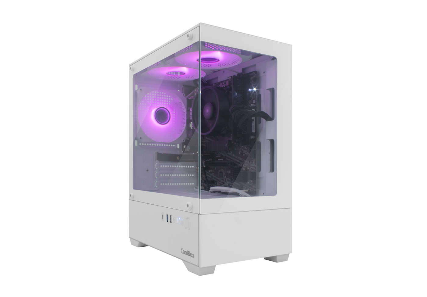 COOLBOX CHASIS MICRO ATX PARA PC GM200 VISIONLITE