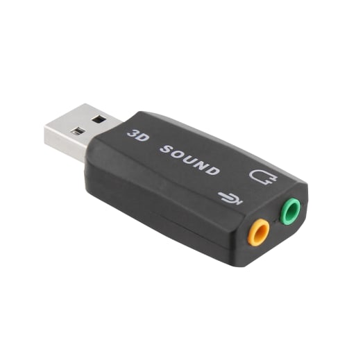 TNB USB audio adapter / 2 jack - 5.1 sound card - black