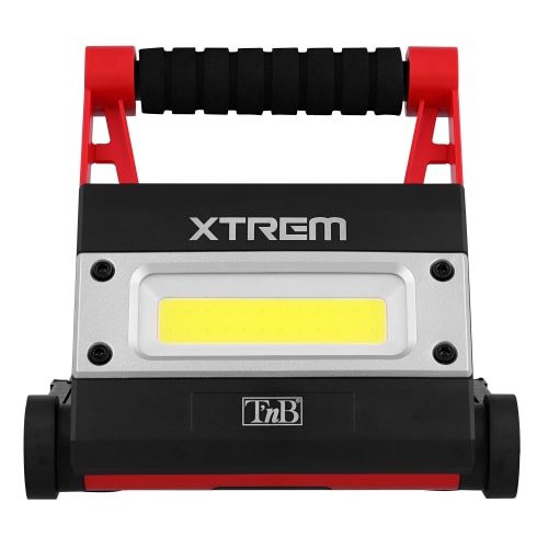 TNB XTREMWORK - Foco exterior LED con bateria externa 12W 1000 lum negro