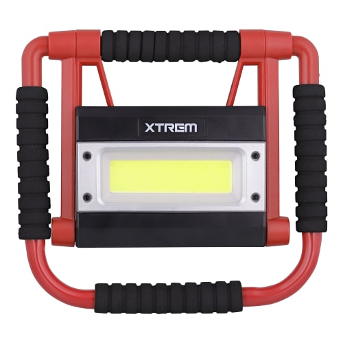TNB XTREMWORK - 
Foco impermeable para exteriores LED con batería externa 20W 1400 lum. - negro