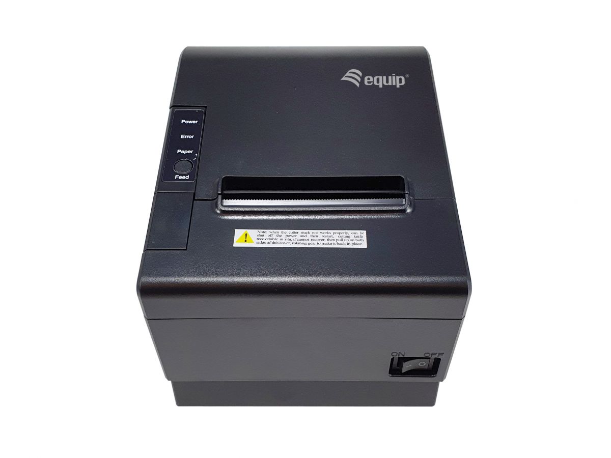 EQUIP TPV Impresora termica de recibos TPV/POS de 58/80 mm USB,RJ45, RS-232  con cortador automatico