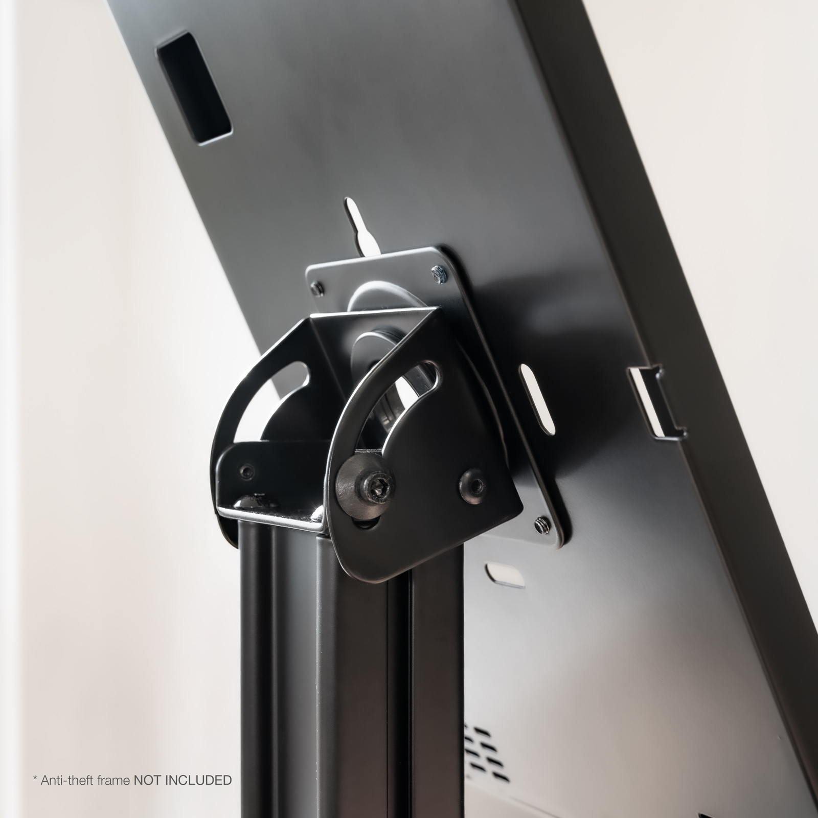 TOOQ SOPORTE MESA MARCO ANTIRROBO TABLET, NEGRO