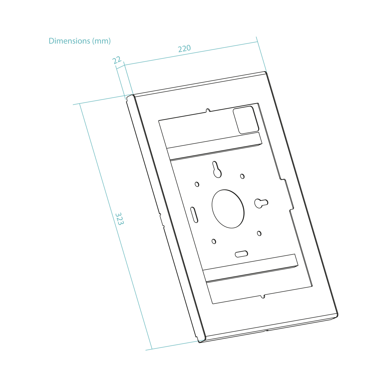 TOOQ MARCO ANTIRROBO TABLET 11", NEGRO