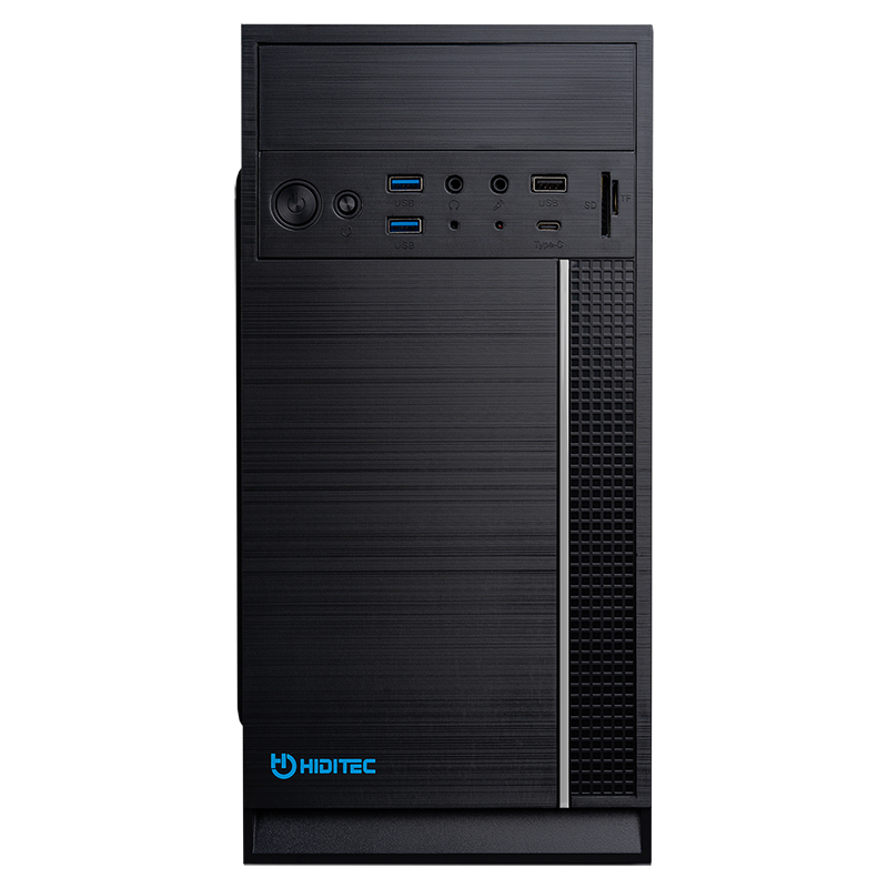 HIDITEC Chasis MICRO ATX Q5 PRO USB 3.1 TYPE-C + PSU