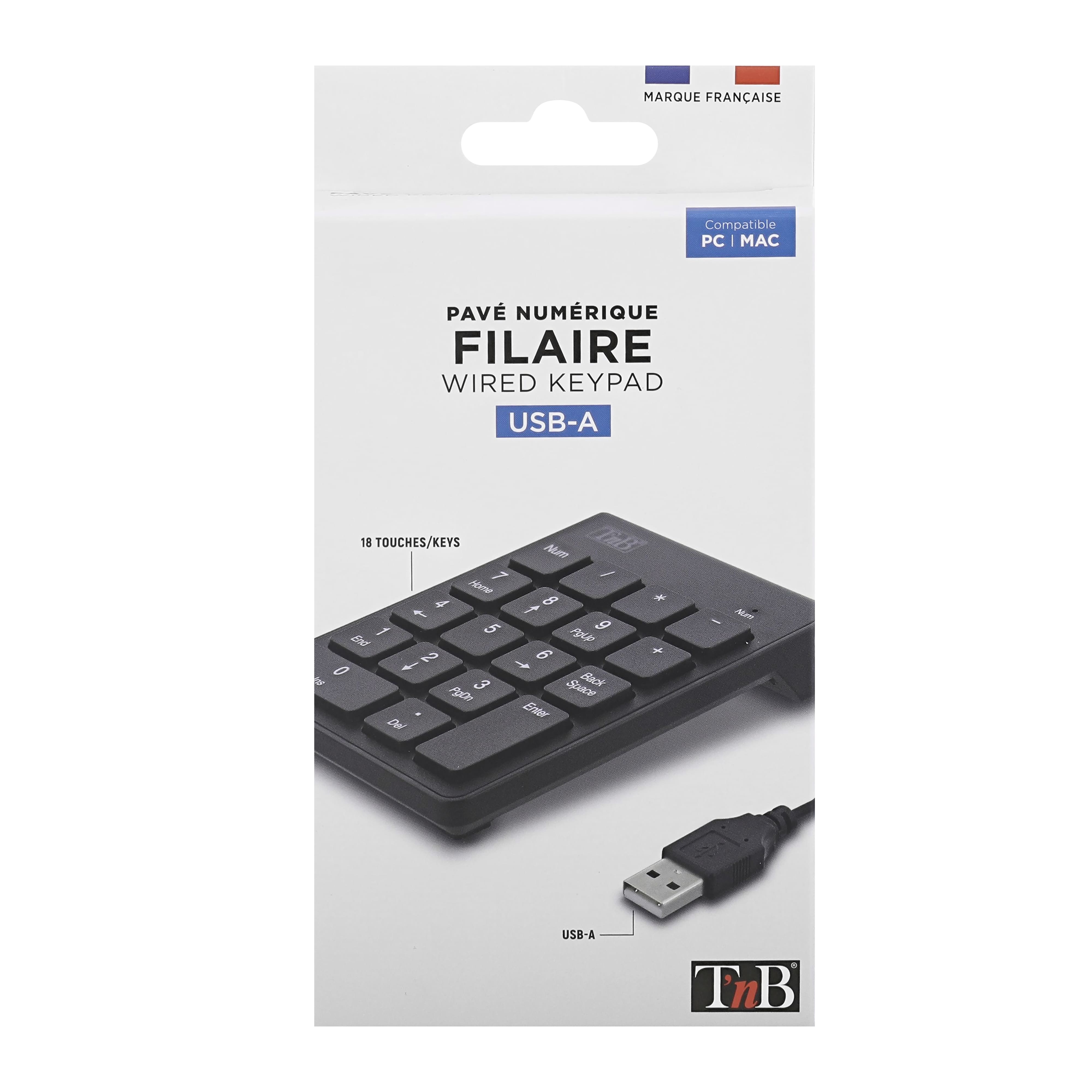 TNB Teclado numerico con cable - Wired numeric Keypad