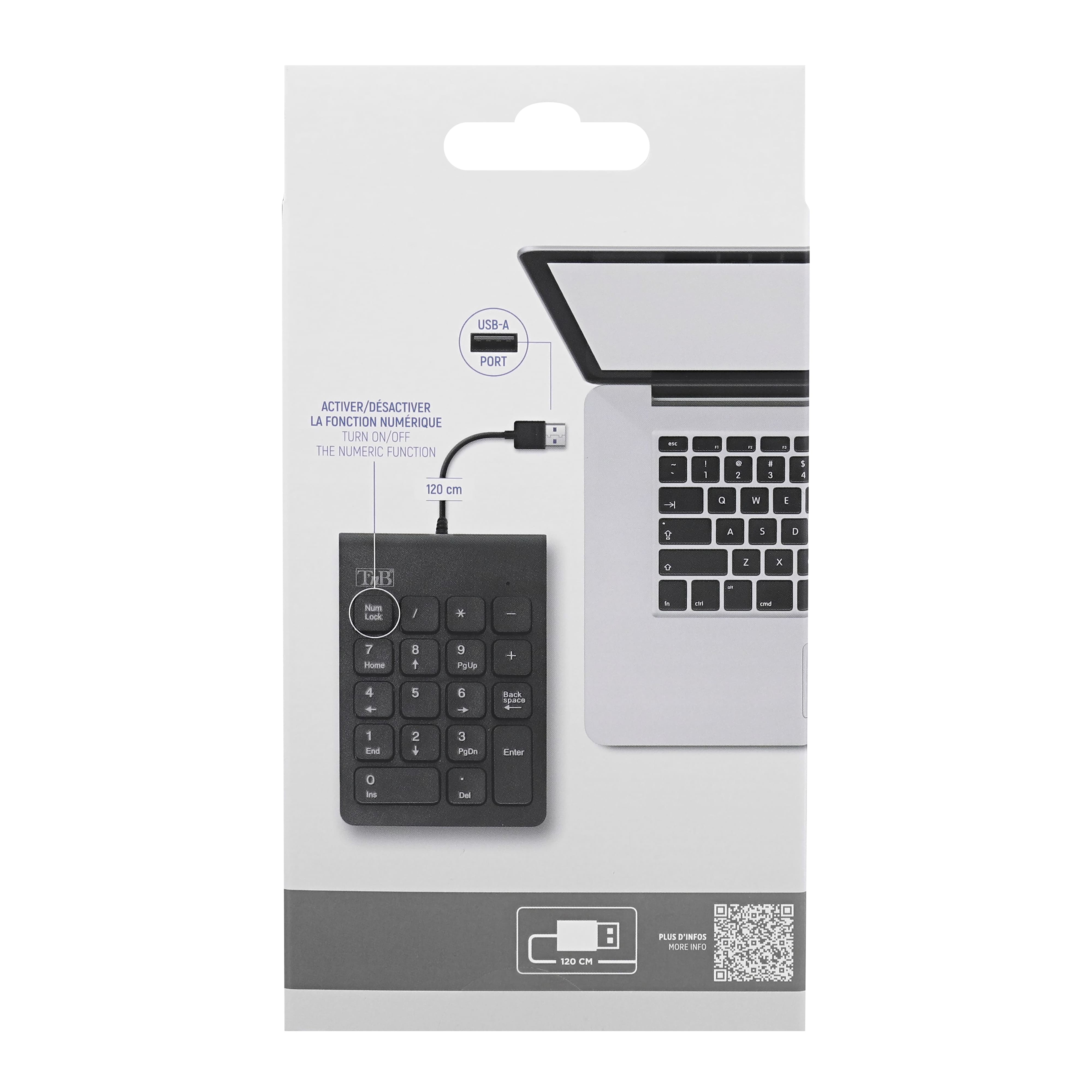 TNB Teclado numerico con cable - Wired numeric Keypad