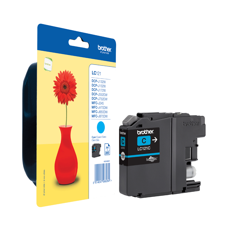 BROTHER Cartucho tinta azul DCP-J552dw MFC-J470dw, 300 pag.