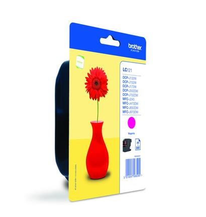 BROTHER Cartucho tinta Magenta. DCP-J552dw MFC-J470dw, 300 pag.