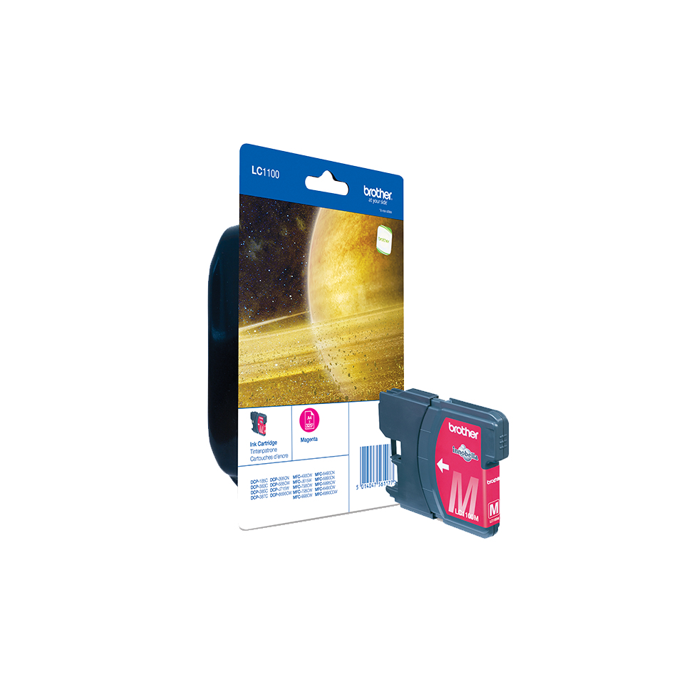 BROTHER Cartucho tinta Magenta DCP-385C/ MFC-6490CW/5490cn, 325 pag.