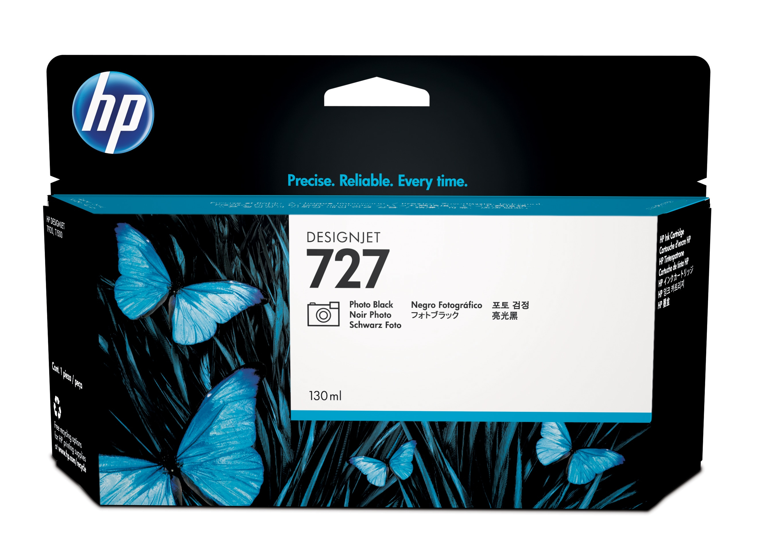HP Designjet T920/T1500 Nº727 Cartucho Negro Foto Alta 130ml
