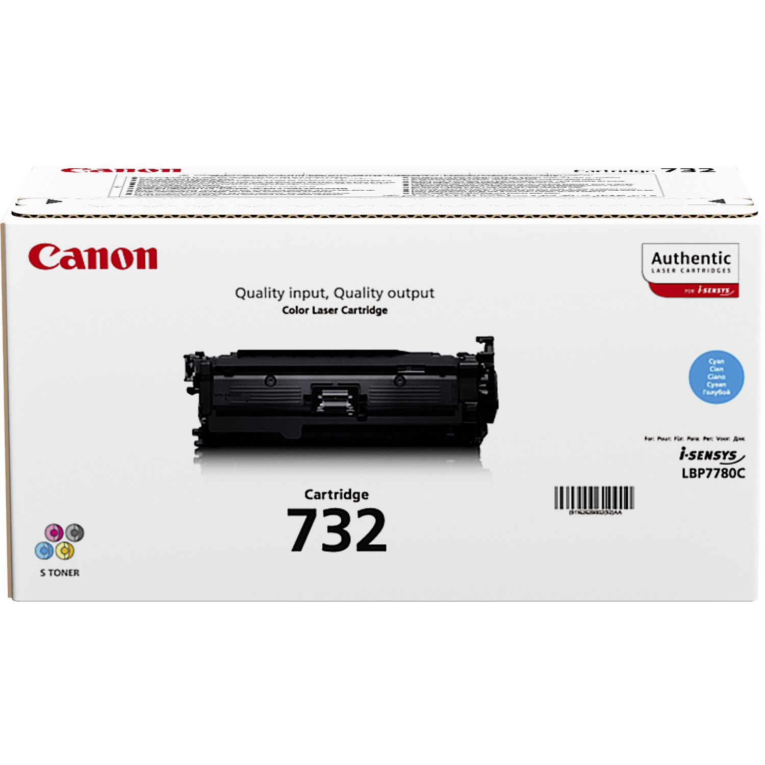 Canon TONER LASER LBP7780CX CIAN 732 C