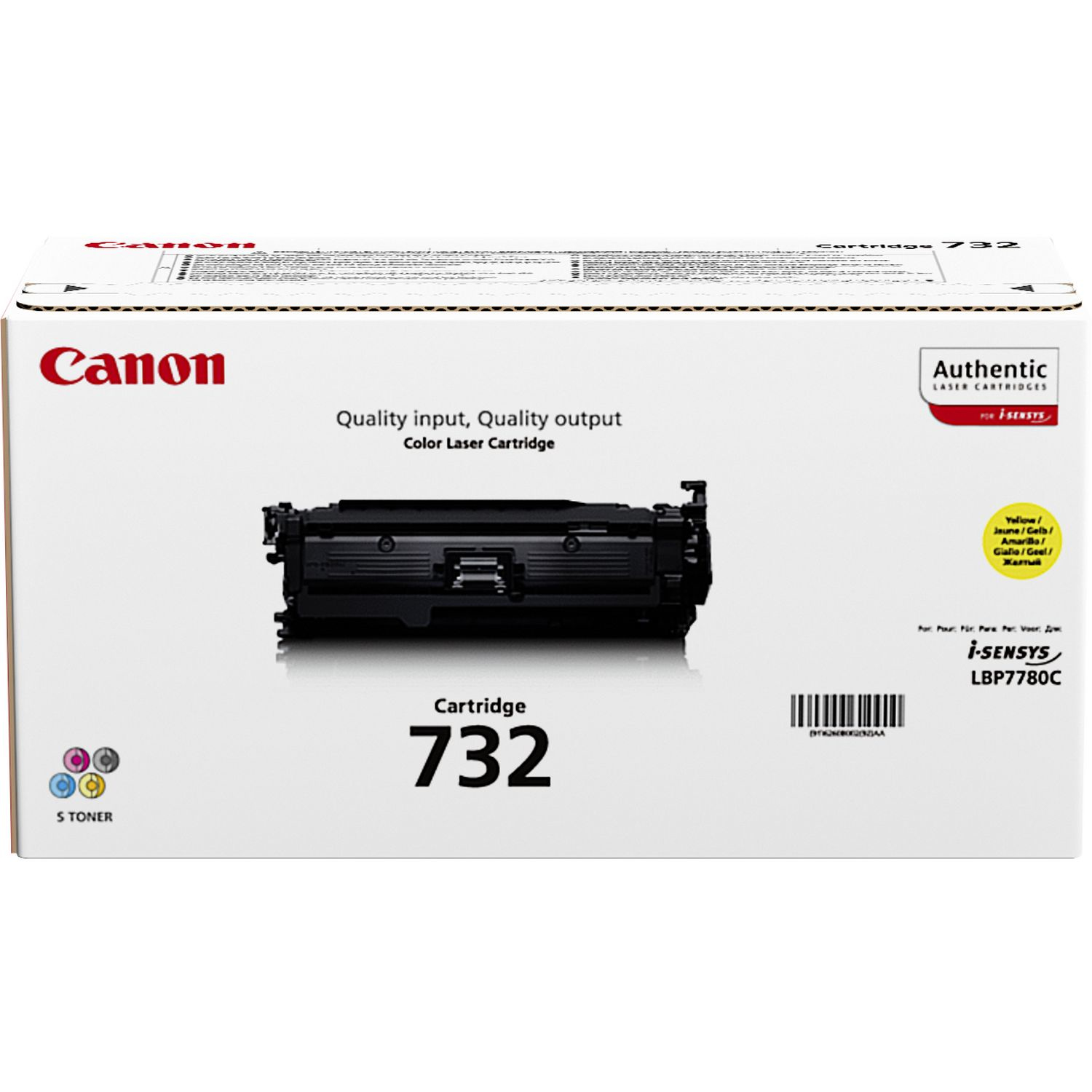 Canon TONER LASER LBP7780CX AMARILLO 732 Y