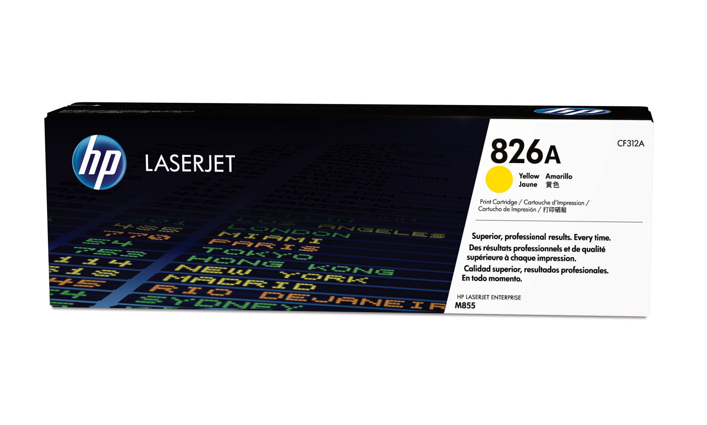 HP TONER LASER AMARILLO LASERJET ENTERPRISE/M855 Nº826A