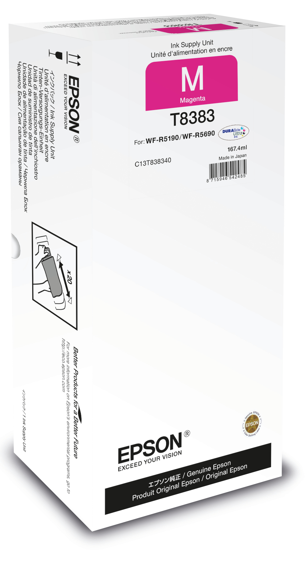 EPSON Supply unit XL Magenta 20000p WF-R5xxx