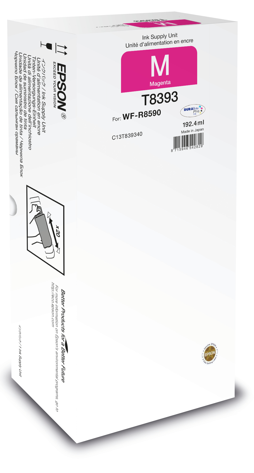 EPSON Supply unit XL Magenta 20000p WF-R8590